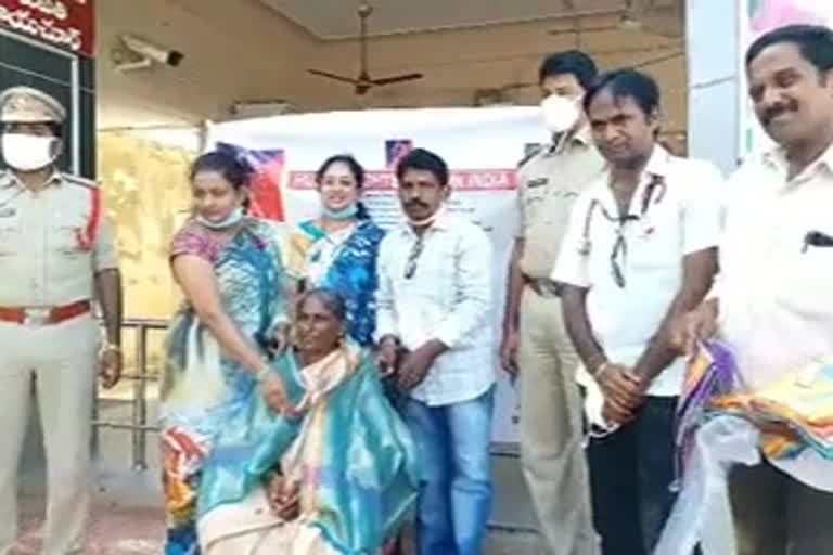 Members of the Human Rights Commission honored sanitation workers  in krishna dst