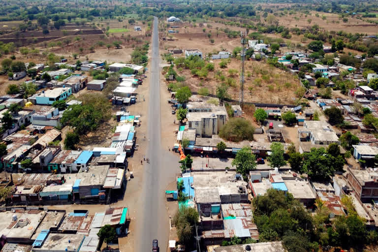 police observe villages via drone camera in ahmadpur taluka