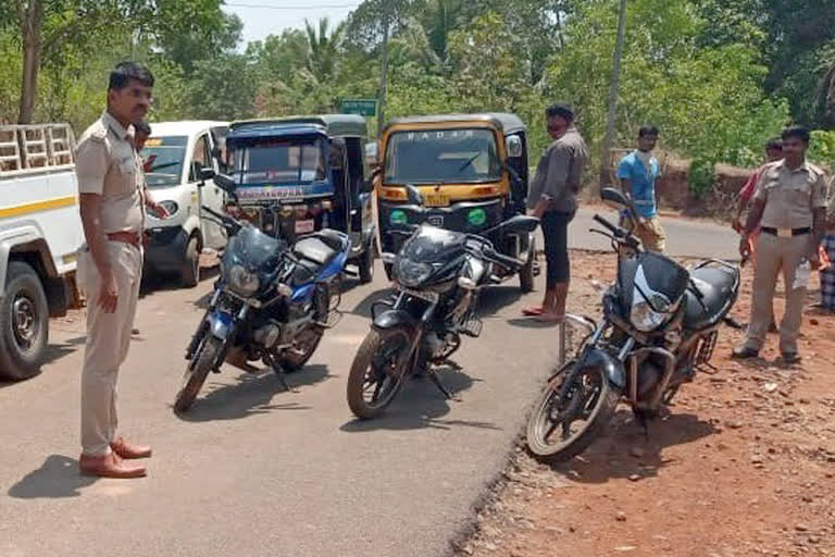 Vehicles seized in violation of the Rule in Bantwal