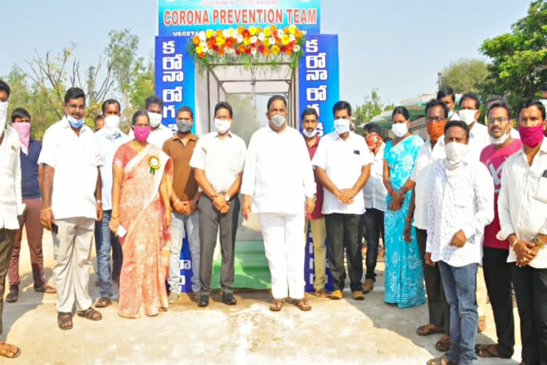 MLA Sandra meeting in Market yard at sathupalli