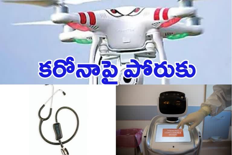 Drones for sanitising, robots in isolation wards, special stethoscope--innovations to fight corona