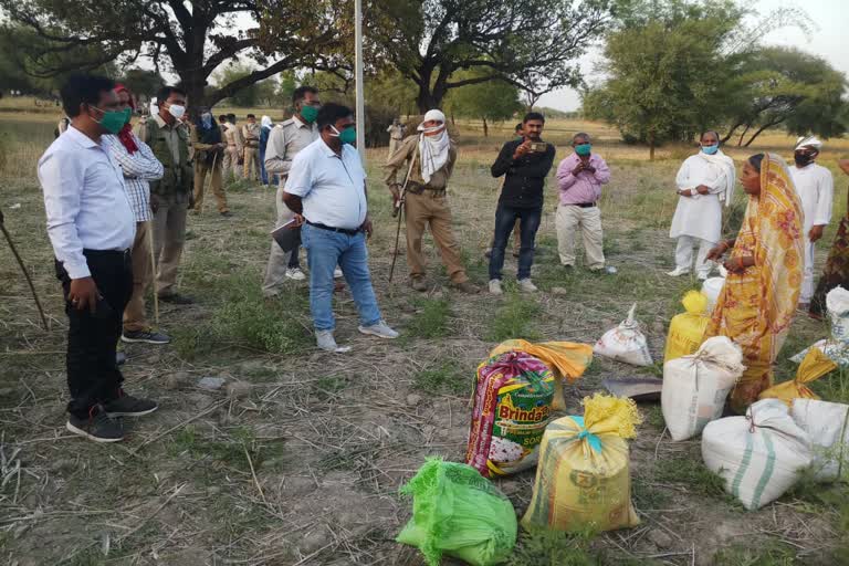 Fight over adulteration in government ration in garhwa