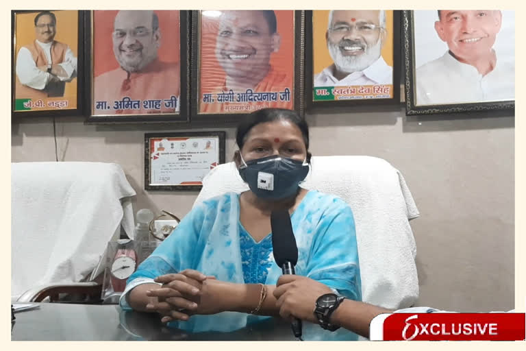 Modi Nagar MLA Manju Sivach talked about corona virus