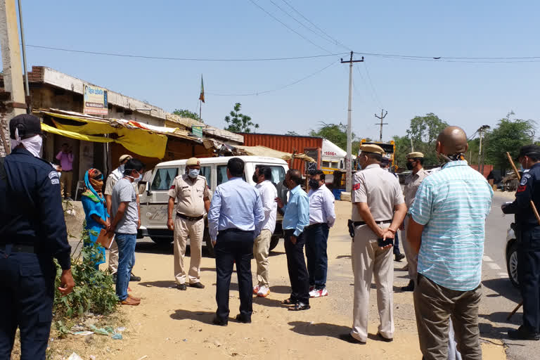 7 corona positive case in khanpur ghati village of nuh district