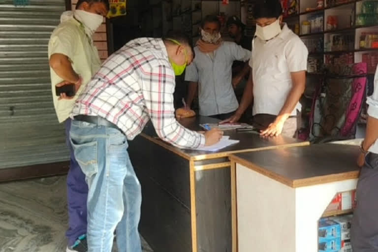 jalore news, rajasthan news, corona virus, logistics department is inspecting shops