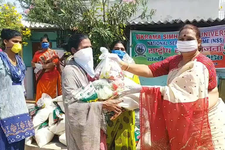 goods distribution to hijra and poor people in nellore