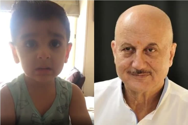 'Modi Uncle said so': Anupam Kher shares adorable video of kid on social distancing