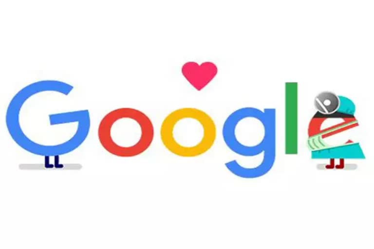 Google says Thank you to doctors nurses & medical workers with doodle