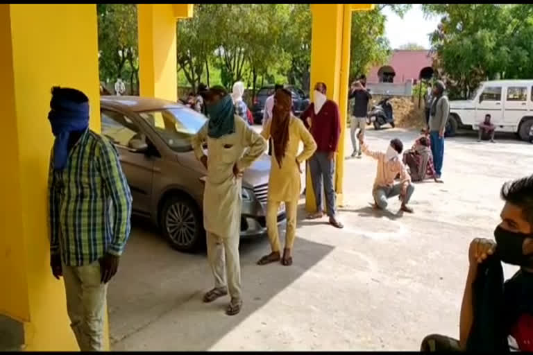 medical examination of labours in kharkhoda