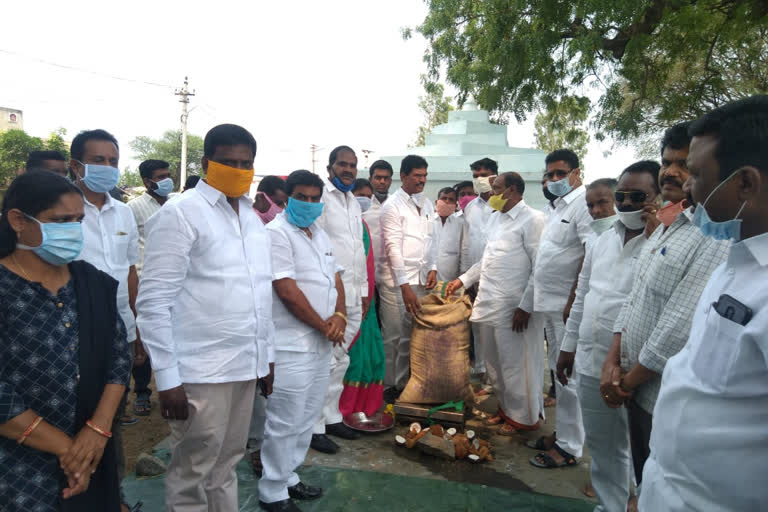 Establishment of paddy purchasing centers in sangareddy district