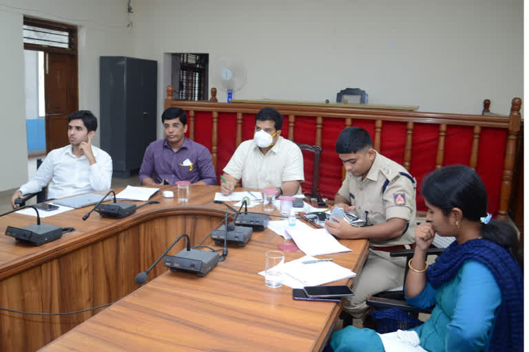 KP Mohanaraj  instructed to officers for control the coronavirus