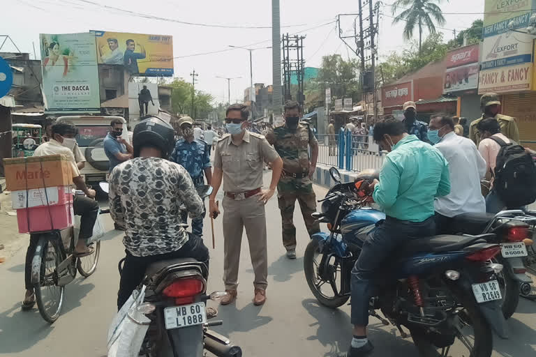 95 people arrested by islampur police for not obeying lockdown in north dinajpur