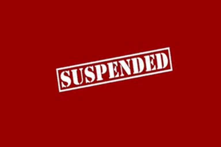 surajpur principal suspend in lockdown