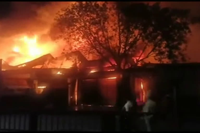 chandigarh furniture market fire