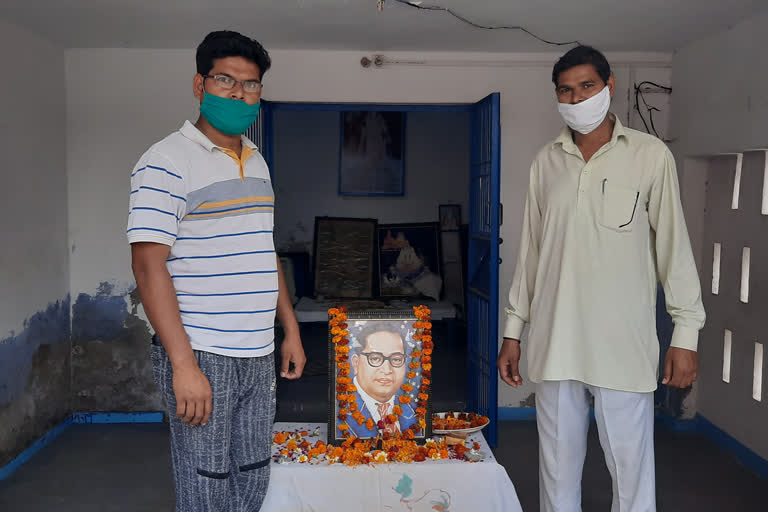 Baba Bhimrao Ambedkar Jayanti celebrated with great simplicity in Muradnagar