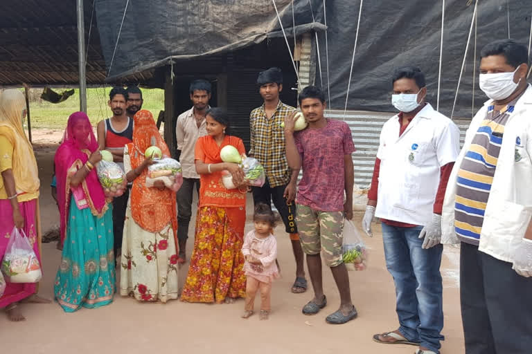 108 people given essentials to poor in ravulapalem