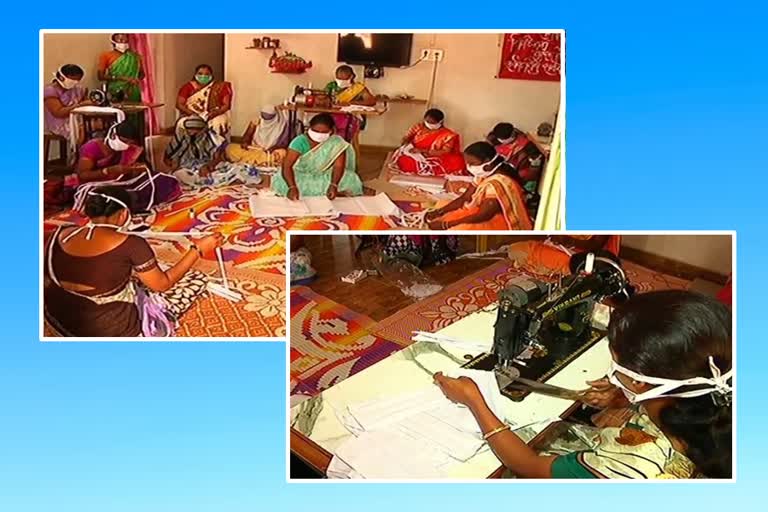 ratnagiri women made masks to prevent coronavirus covid 19 pandemic