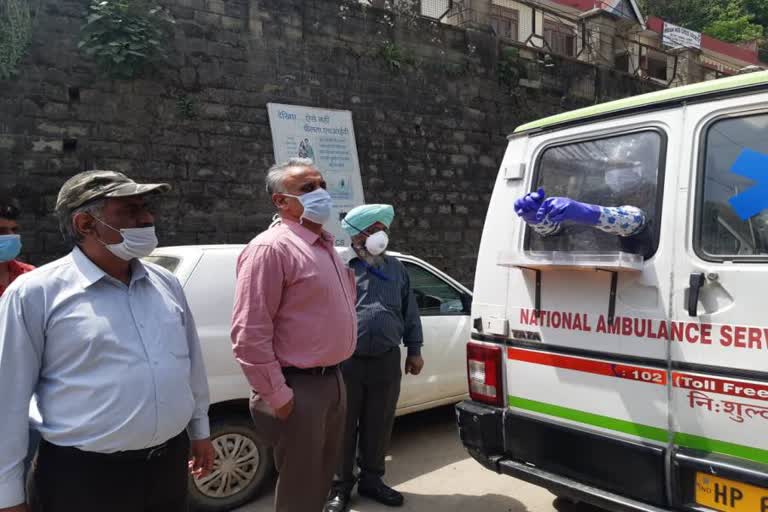 ambulance for sample collection mandi