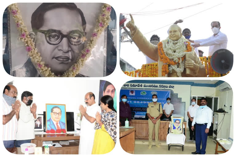 ambedkar birthday celebrations  in   karnool