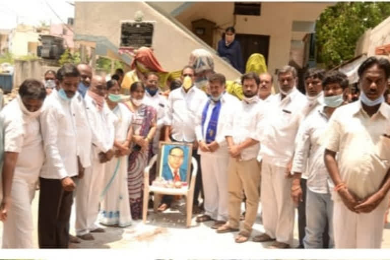 AMBEDKAR Birthday celebrations in Musheerabad