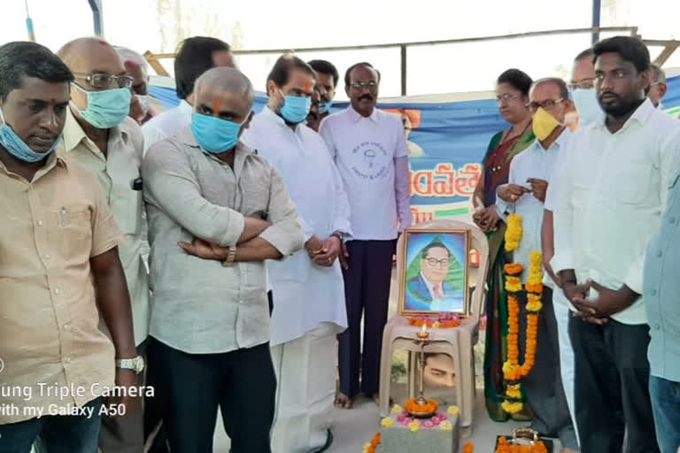 ap speaker condolences to ambedkar birth anniversary in amudalavalasa