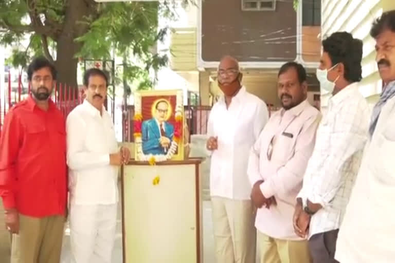 CPI LEADERS TRIBUTE TO AMBEDKER ON HIS BIRT ANNIVERSARY