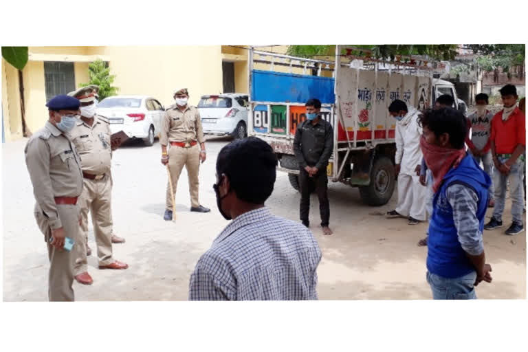 12 labours quarantined in kannauj