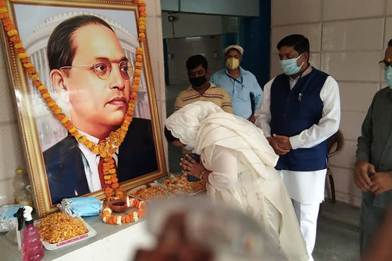 Bhim Rao Ambedkar's birth anniversary celebrate in Madipur area