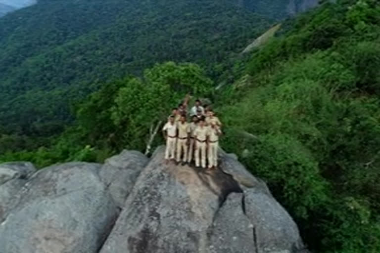 ഇടുക്കി  idukki  drone inpection  borders of idukki  teni