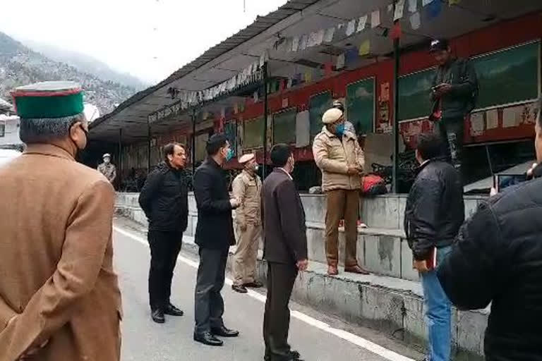 Kinnaur police strict on lockdown