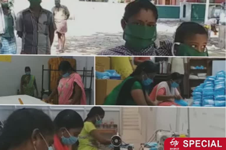 Sairam foundation to provide free face maskd for police, cleaners in virudhunagar