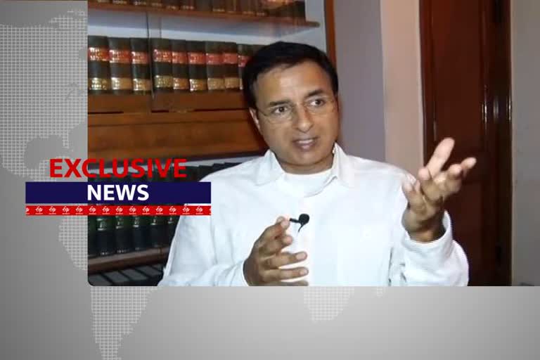 randeep singh surjewala interview on coronavirus