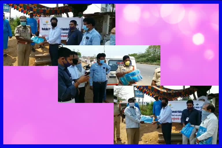 Distribution of PPE Kits to Police in Bhimadolu