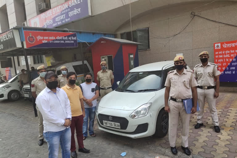 saket police arrested 3 crooks in hit and run case in delhi crime news