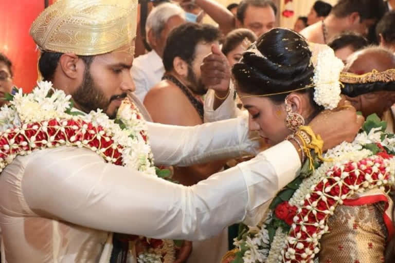 HD Kumaraswamy's son Nikhil got married today