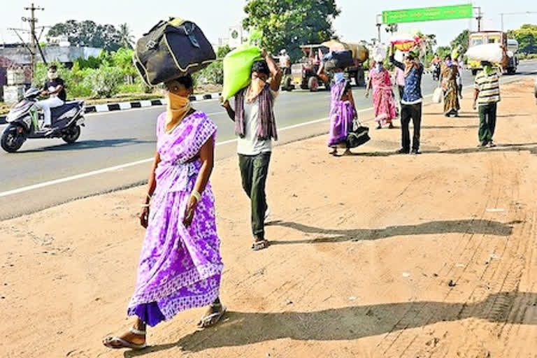 corona effect on srikakulam labours