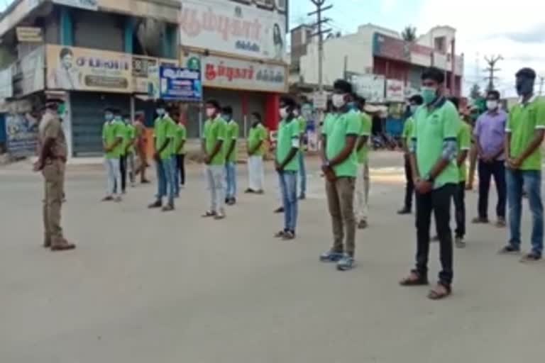 தஞ்சை மாவட்டச் செய்திகள்  பேரவூரணி காவல் ஆய்வாளர் அருள்குமார்  peravurani inspector arulkumar  thanjavur district news