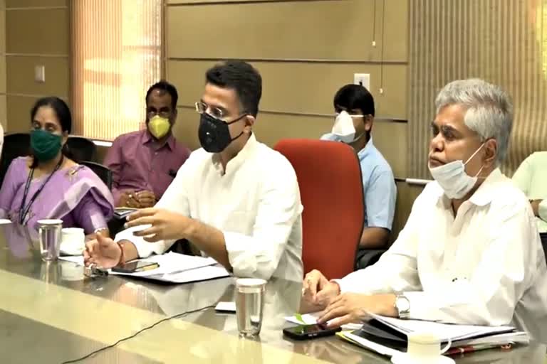 ग्राम पंचायत, covid 19,  Sachin Pilot Meeting