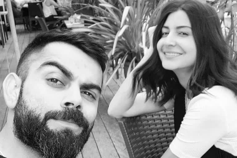 anushka sharma yells at husband virat kohli as fan in cricket field funny video