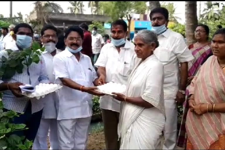 eggs distribution in arthamuru