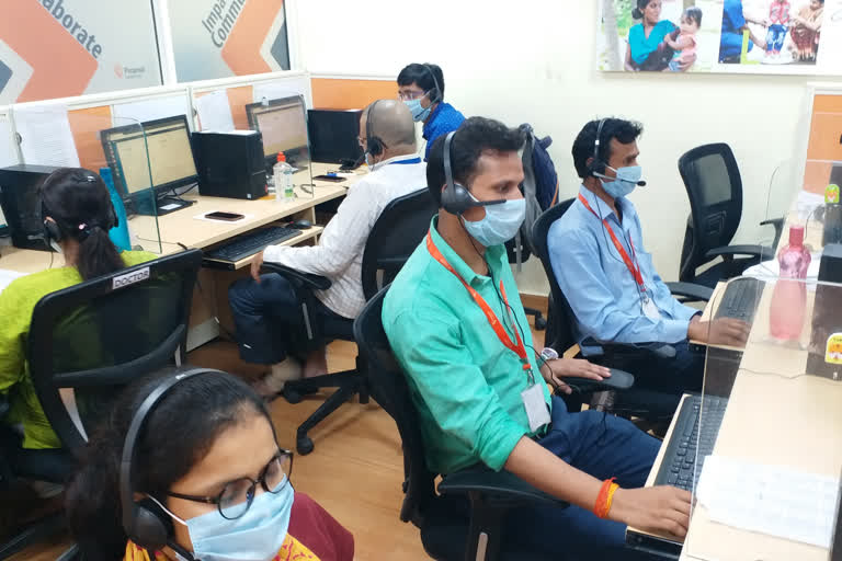 More than 15 thousand calls are coming daily on Dial 104