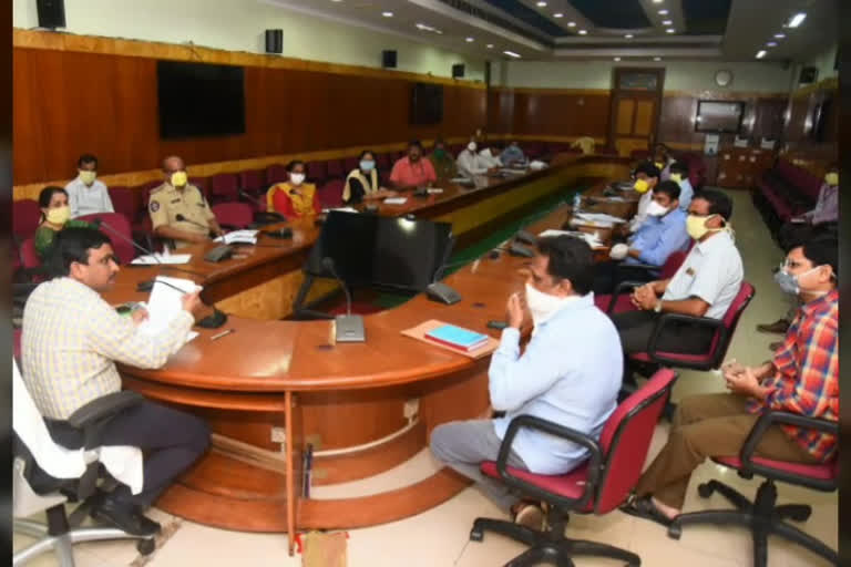 The Joint Collector of Visakha district conducted a review with district  Civil Supplies officials