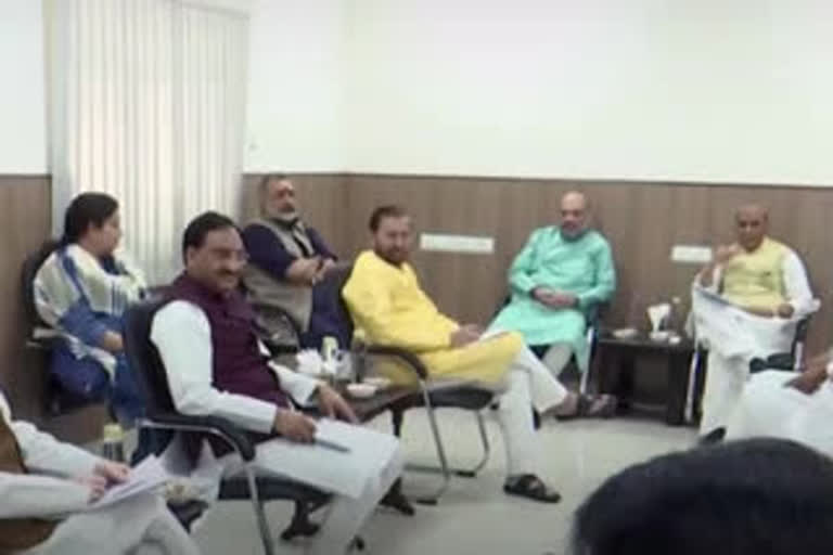 Etv Bharat, Gujarati News, Rajnath Singh, Covid 19 Review Meeting