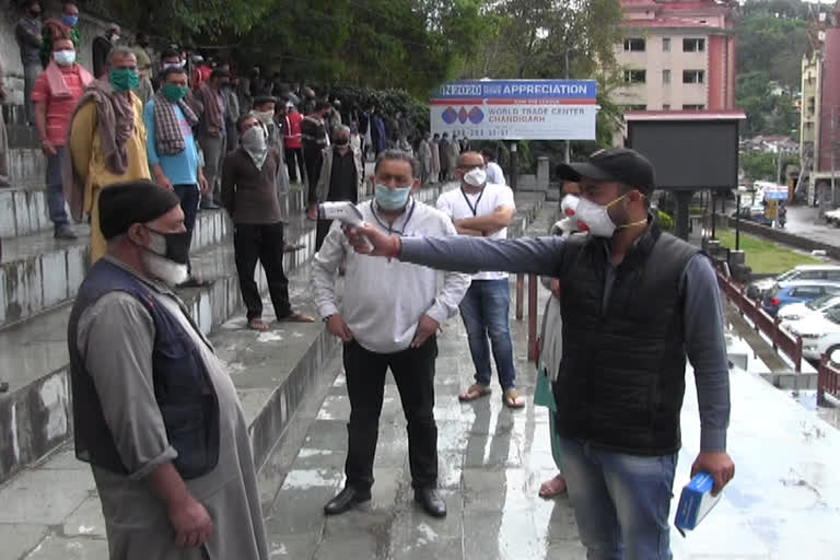 screening of laborers in mandi