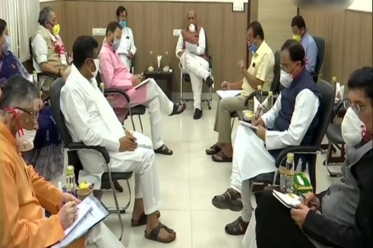 GoM meeting over COVID-19 situation held at Rajnath's residence