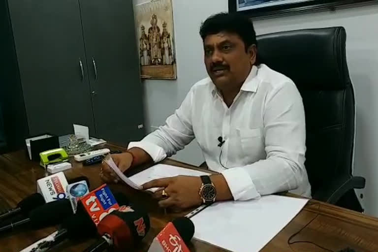 narisipatnam MLA uma shankar ganesh PRESS MEET