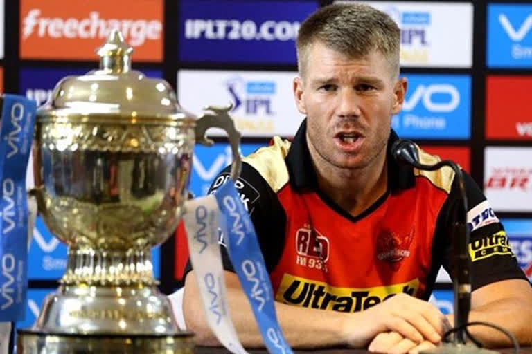 Australia opening batsman David warner, 2016 IPL title