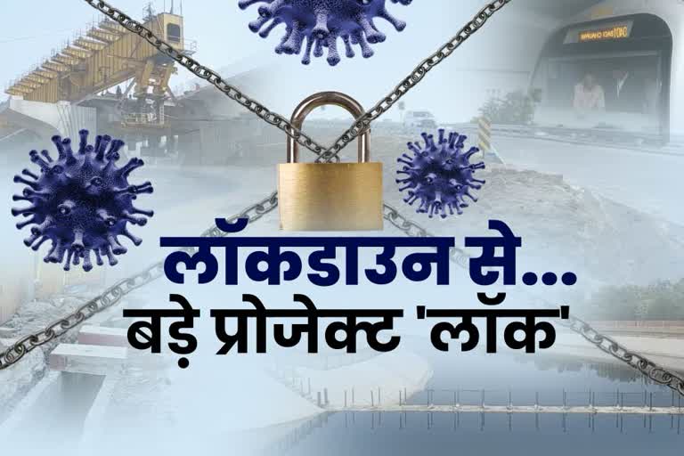 projects halted, बड़े प्रोजेक्ट