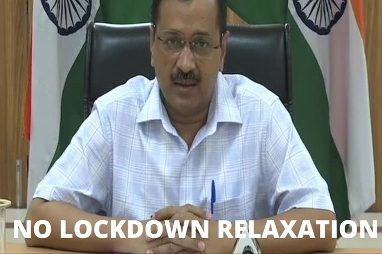 No lockdown relaxation in Delhi from Monday: Kejriwal