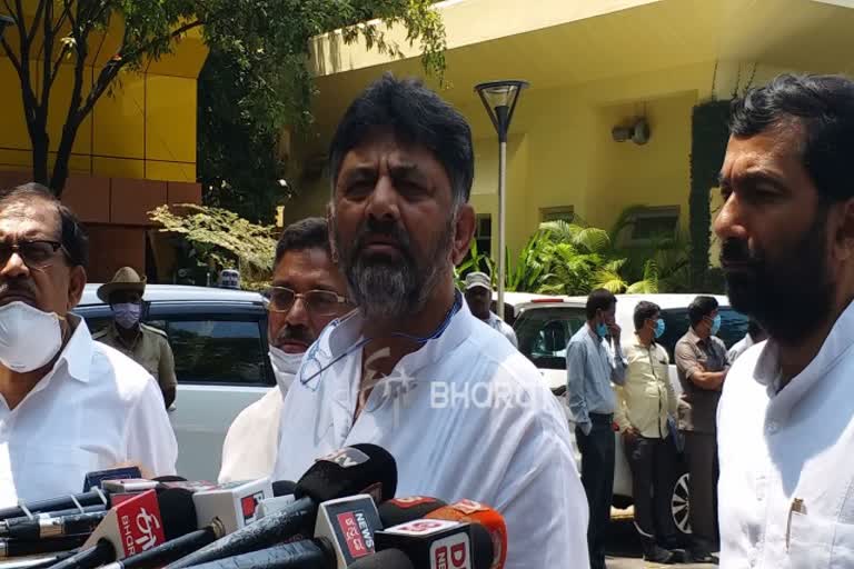 DK Shivakumar criticize on government